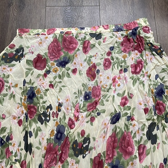 Boho Reversible Maxi Floral Skirt Size 3X - Picture 7 of 12
